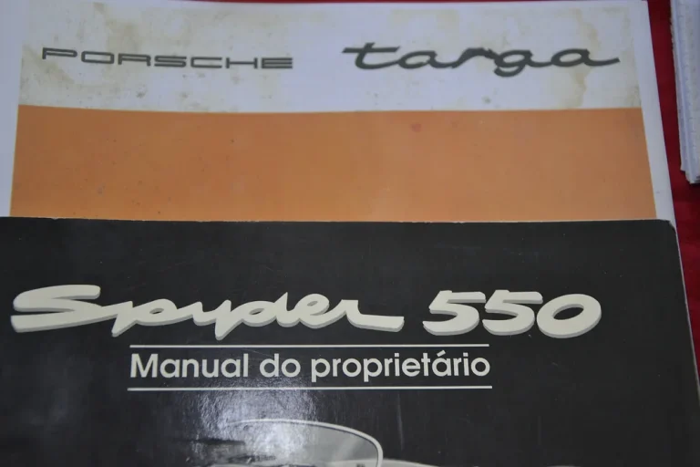 porsche targa e 550 libretti uso e manutenzione