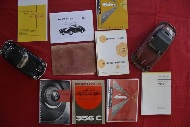 porsche 356 libretti uso e manutenzione